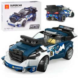 Technical Blocks Sports Car BLUE 164 pieces + stickers ZA5745 universal