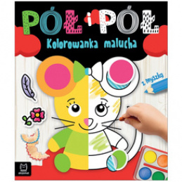 Axiom Half and Half. Toddler coloring book with mouse KS1130 universal
