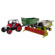 Set of Agricultural Vehicles Tractor + Combine Harvester