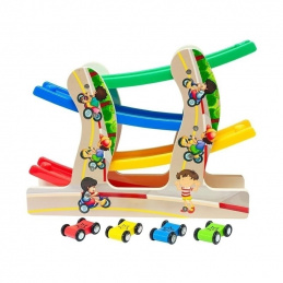 B26G WOODEN SLIDE TRACK FOR 4 CARS