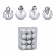 Aga Christmas Ornaments MIX 3cm 24pcs Silver