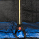 Aga SPORT PRO Trampoline 430 cm Blue + Safety Net + Ladder + Shoe Pocket