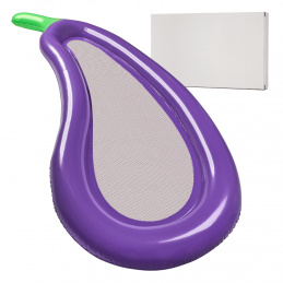 Inflatable mesh mattress aubergine 240cm