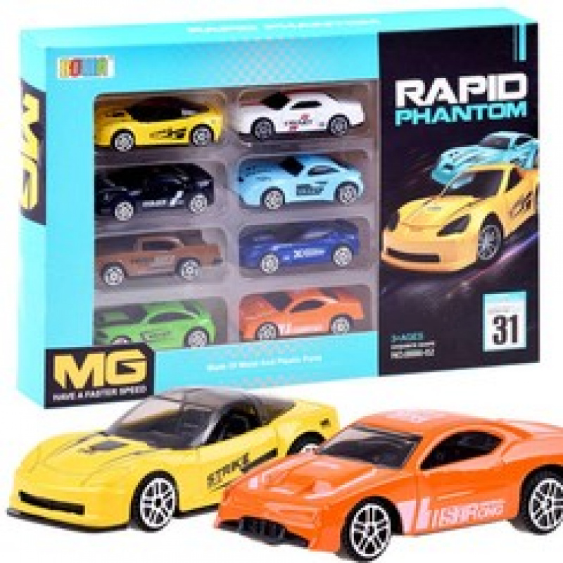 Set of 8 metal cars ZA3234