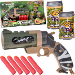 Foam Dart Gun + Cans Shooting Set for Kids ZA5981 Universal