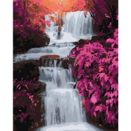 Painting by numbers 40x50 cm KHO2862 Tropical Waterfall AP0075 universal