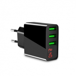 K28G CHARGER 3xUSB LCD VOLTMETER AMMETER
