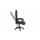 Aga Office chair Black - Green with footrest