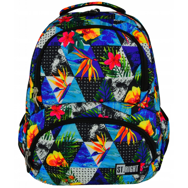 St.RIGHT School backpack four-chamber Paradise