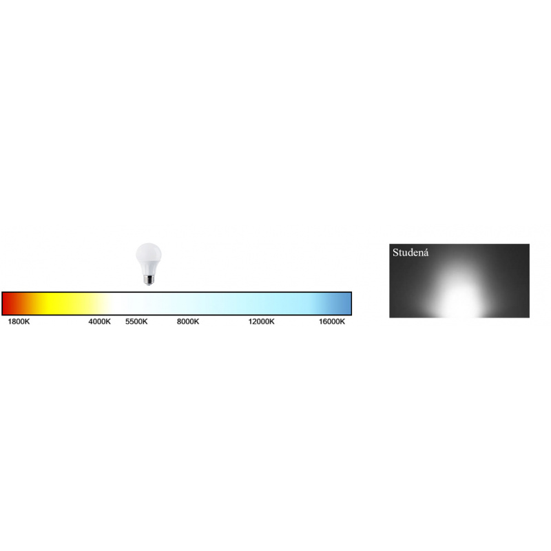 LED bulb - GU10 - ECOPLANET - 10W - 900Lm - cool white