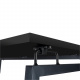 Folding wooden table black Ruhhy 26117 universal