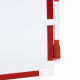 Aga Magnetic Board 20x30 cm Red