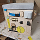 Aga4Kids Educational Storage Box/Ottoman for Toys 3-in-1 6DZ156 - SECOND QUALITY