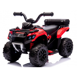 Red J9 battery-powered quad, kids' quad bikes, music, light, lithium battery