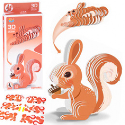 3D Puzzle Cardboard Model SQUIRREL DIY 35 pcs ZA5720 Universal