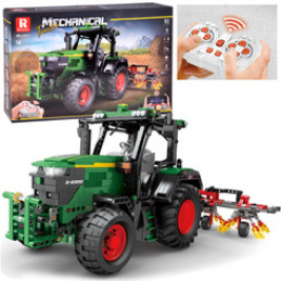 Construction Set - Remote Controlled TRACTOR with Harrows 1664-ele ZA5798 Universal