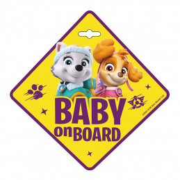 BABY ON BOARD PAW PATROL GIRLS