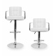 Aga 2x Bar chair with arms White