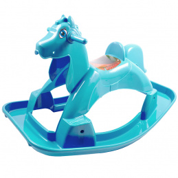 Doloni Plastic Rocking Horse Turquoise
