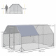 Aga Cage Run with Tarp for Chickens 2.8x3.8x1.95 m