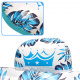 Bathing chair lounger hammock water blue