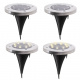 Aga Solar Lighting 8LED 4pcs Cool White
