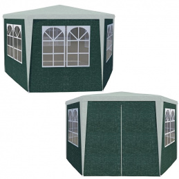 PA6S WALL COVER FOR PAVILION 6 WALLS PE GREEN SET