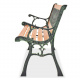 Linder Exclusiv Garden bench MC4365 125x52x74 cm