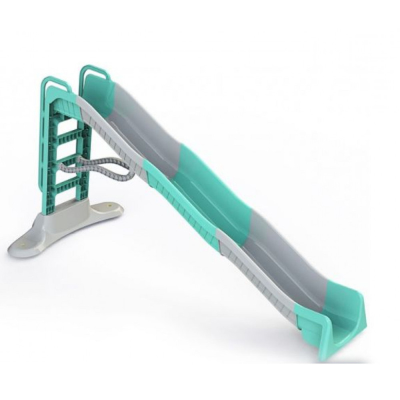 Doloni Slide with handle + water connection 400 cm Grey-green