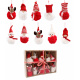 Aga Christmas Ornament Set 8 pcs Figures