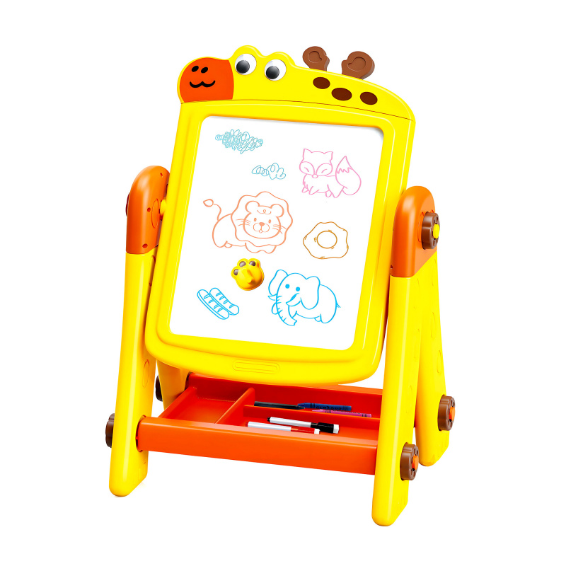 Aga4Kids Children's 2-in-1 Whiteboard Yellow