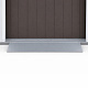 Aga Garden Shed 236x190x174 cm Taupe