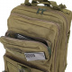 Military backpack 38L green ISO 8920