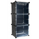 Variable shoe rack system 6 shelves ISO 11743