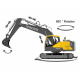 Large excavator with remote control RC0495