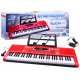 Organ with microphone 61 keys IN0132 Red