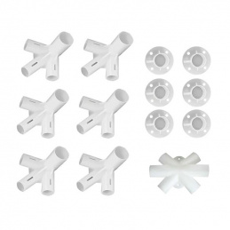 PC2 CONNECTORS FOR GARDEN PAVILION HEXAGONAL SET