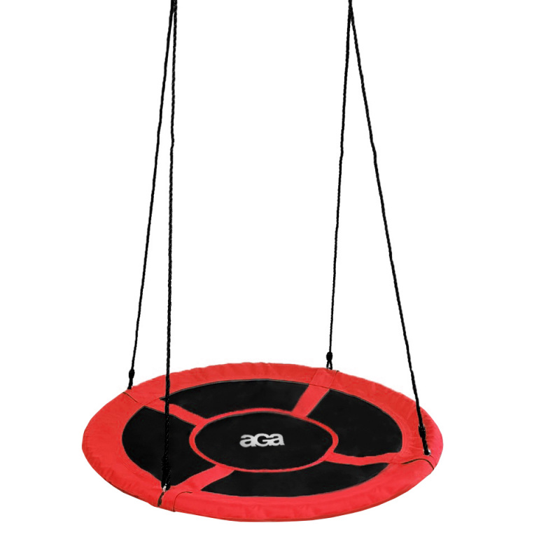Aga Hanging swinging circle 120 cm Red