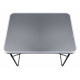 Aga Folding Camping Table 80x60x70 cm Grey