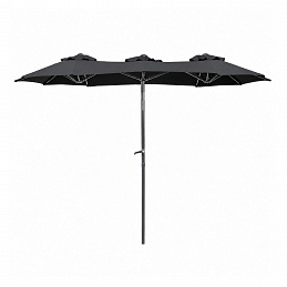 Linder Exclusiv Garden Parasol 300x150x220 cm Dark Grey