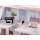 Boho style wooden doll villa with LED lights ZA4131