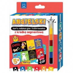 Axiomat English educational cards and coloring book 5+ KS0776 universal