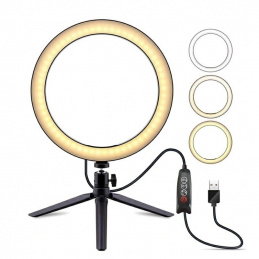 G12A CIRCULAR SELFIE LAMP TRIPOD