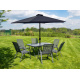 Linder Exclusiv Tilting parasol 250 cm Blue