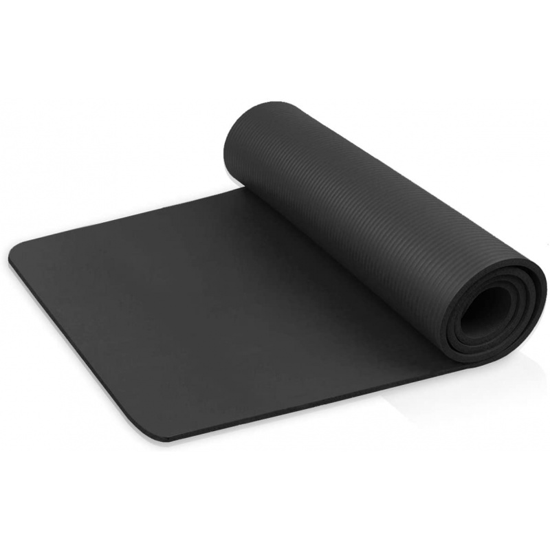 Linder Exclusiv exercise mat YOGA Black 180x60x1 cm