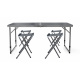 Aga Camping Folding Set Grey