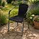 Aga Garden Chair RATAN Gray/Black