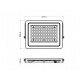 LED spotlight PREMIUM LINE - 50W - IP65 - neutral white
