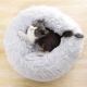 Furry dog bed, gray 22759 universal