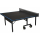 Large black ping pong table